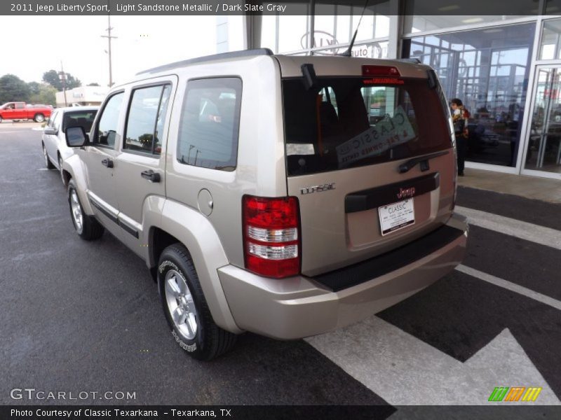 Light Sandstone Metallic / Dark Slate Gray 2011 Jeep Liberty Sport