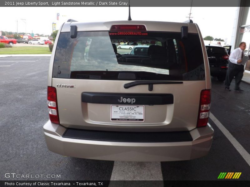 Light Sandstone Metallic / Dark Slate Gray 2011 Jeep Liberty Sport