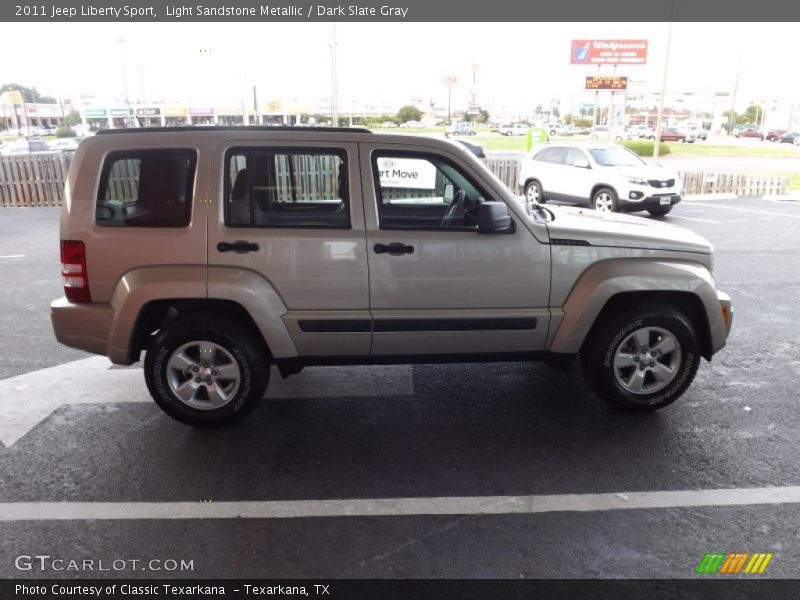 Light Sandstone Metallic / Dark Slate Gray 2011 Jeep Liberty Sport