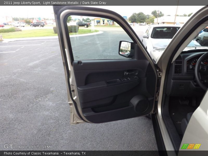 Light Sandstone Metallic / Dark Slate Gray 2011 Jeep Liberty Sport