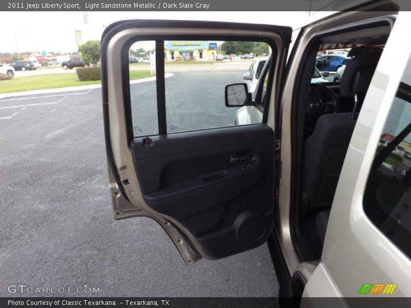 Light Sandstone Metallic / Dark Slate Gray 2011 Jeep Liberty Sport
