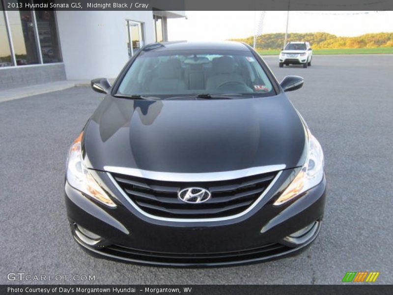 Midnight Black / Gray 2013 Hyundai Sonata GLS