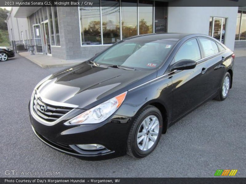 Midnight Black / Gray 2013 Hyundai Sonata GLS