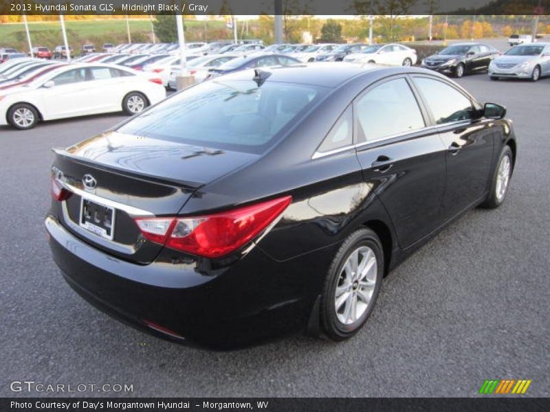 Midnight Black / Gray 2013 Hyundai Sonata GLS