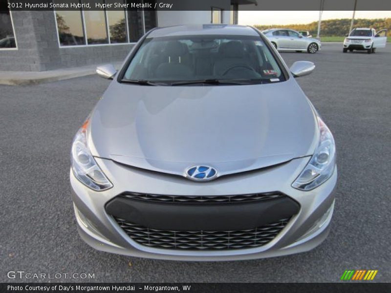 Hyper Silver Metallic / Gray 2012 Hyundai Sonata Hybrid