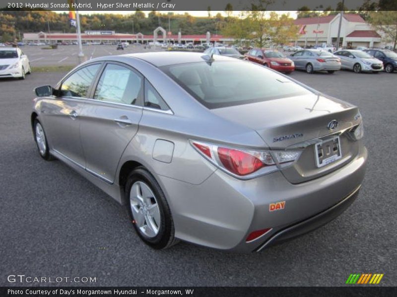 Hyper Silver Metallic / Gray 2012 Hyundai Sonata Hybrid