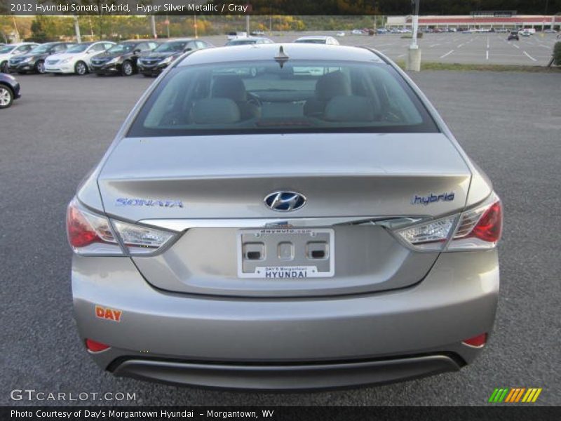 Hyper Silver Metallic / Gray 2012 Hyundai Sonata Hybrid