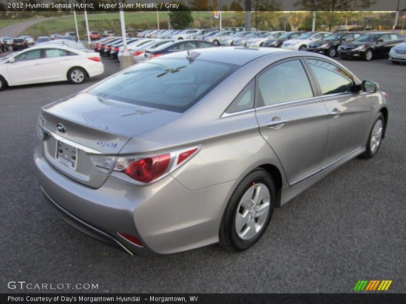 Hyper Silver Metallic / Gray 2012 Hyundai Sonata Hybrid