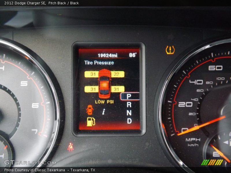 Pitch Black / Black 2012 Dodge Charger SE