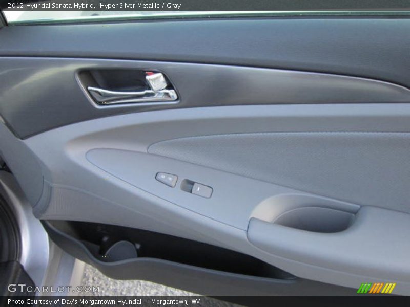 Hyper Silver Metallic / Gray 2012 Hyundai Sonata Hybrid