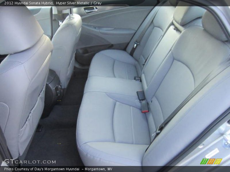 Hyper Silver Metallic / Gray 2012 Hyundai Sonata Hybrid