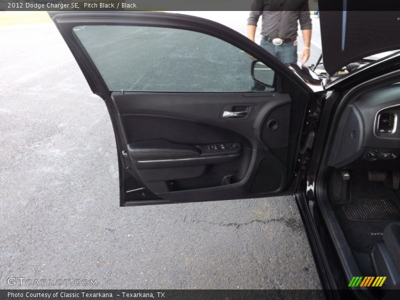 Pitch Black / Black 2012 Dodge Charger SE
