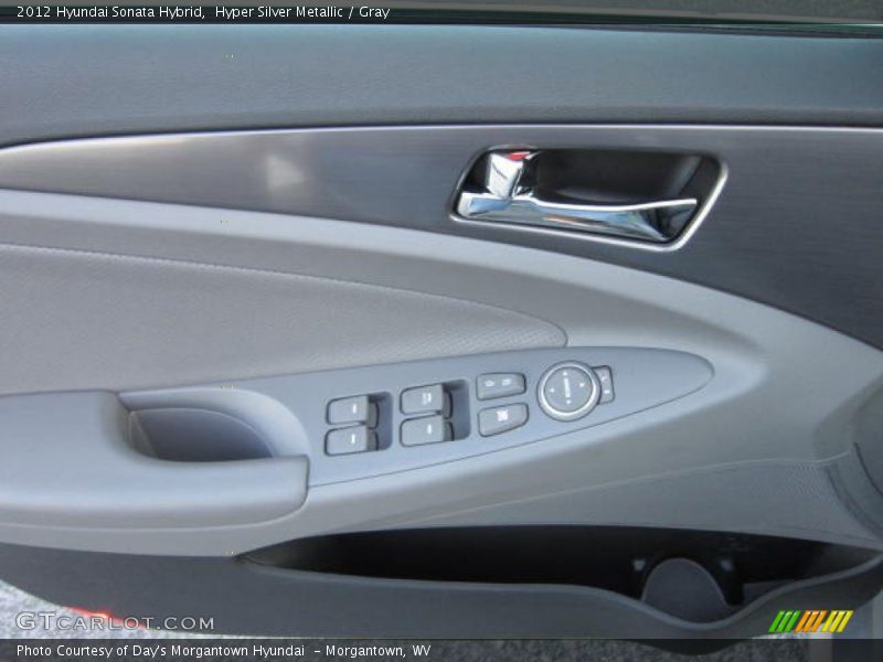 Hyper Silver Metallic / Gray 2012 Hyundai Sonata Hybrid