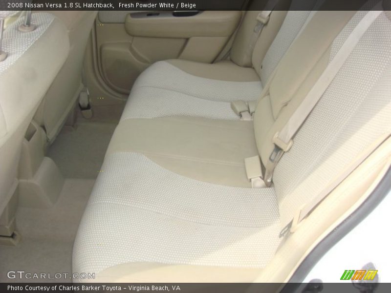Fresh Powder White / Beige 2008 Nissan Versa 1.8 SL Hatchback