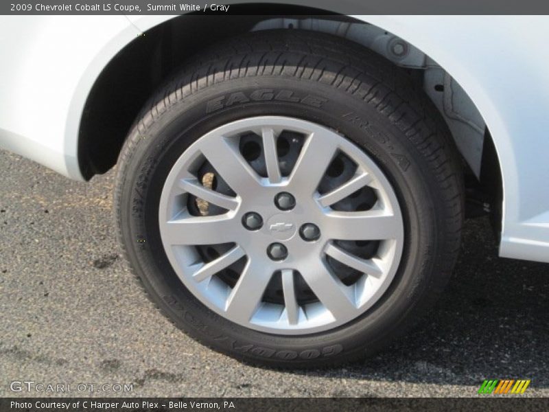 Summit White / Gray 2009 Chevrolet Cobalt LS Coupe