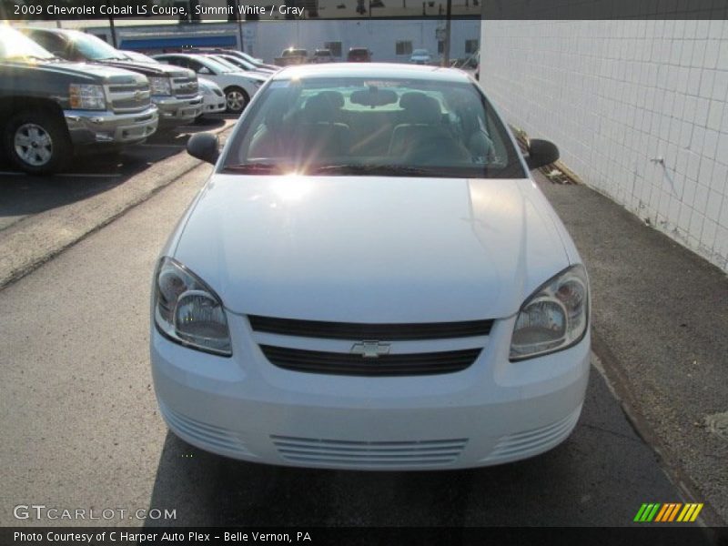 Summit White / Gray 2009 Chevrolet Cobalt LS Coupe