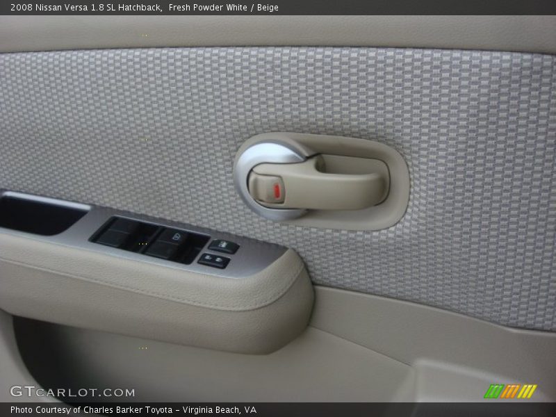 Fresh Powder White / Beige 2008 Nissan Versa 1.8 SL Hatchback