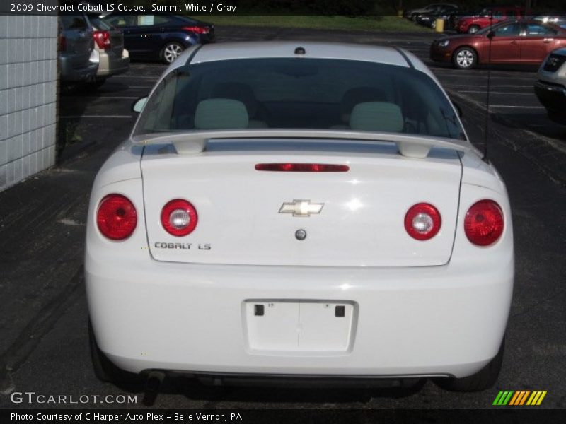 Summit White / Gray 2009 Chevrolet Cobalt LS Coupe