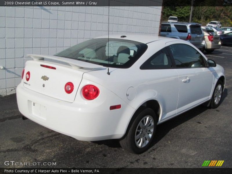 Summit White / Gray 2009 Chevrolet Cobalt LS Coupe