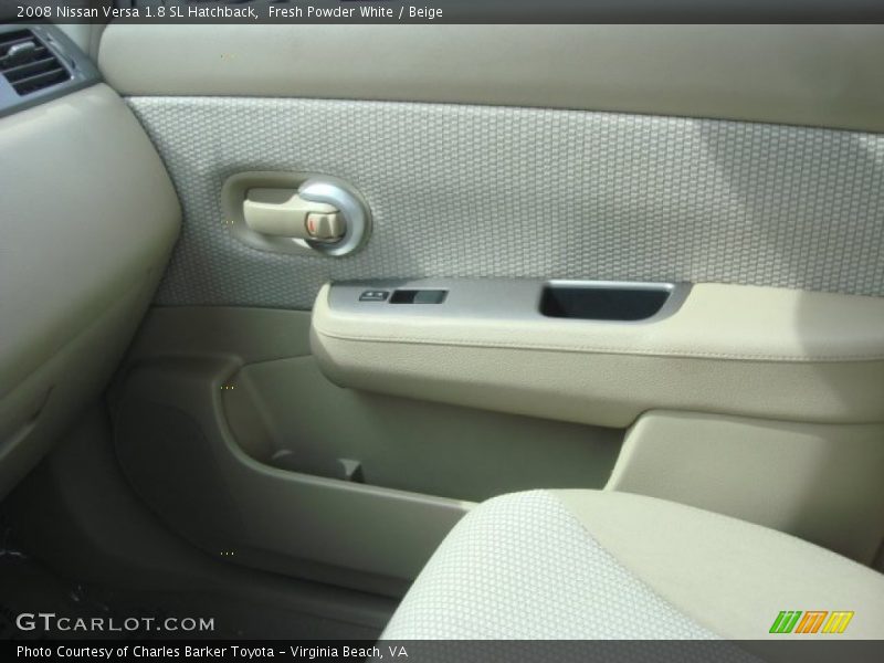 Fresh Powder White / Beige 2008 Nissan Versa 1.8 SL Hatchback
