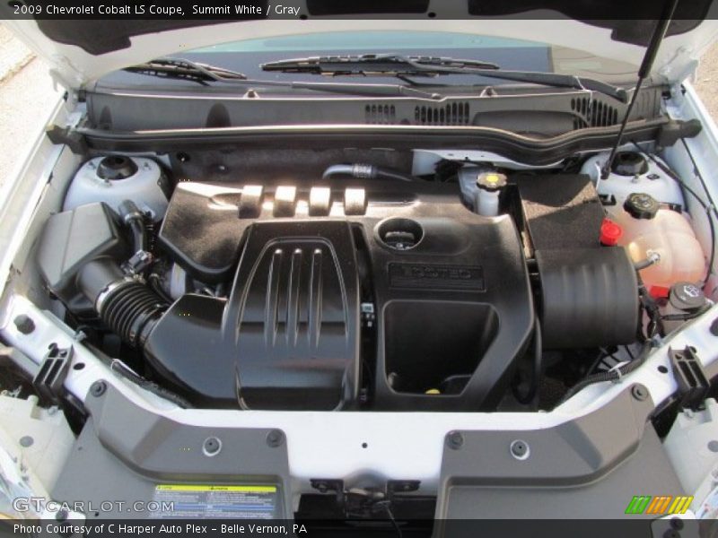 Summit White / Gray 2009 Chevrolet Cobalt LS Coupe