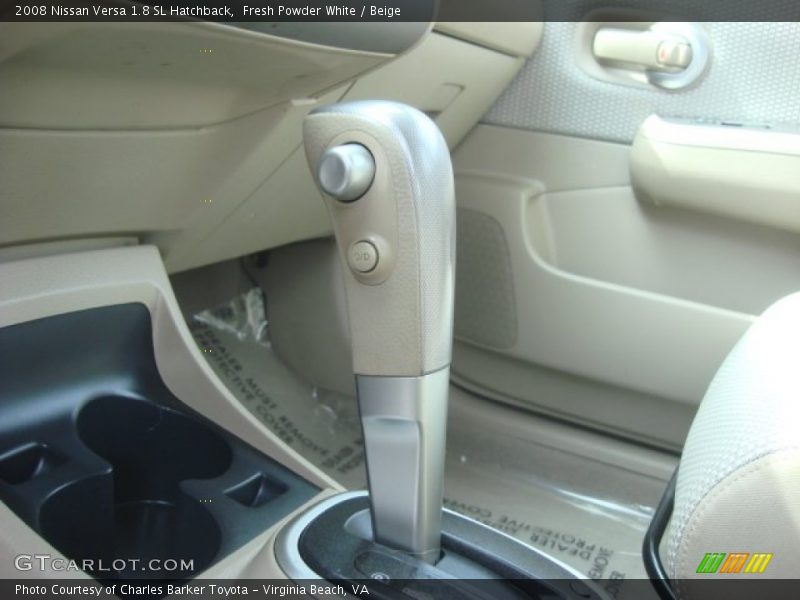 Fresh Powder White / Beige 2008 Nissan Versa 1.8 SL Hatchback