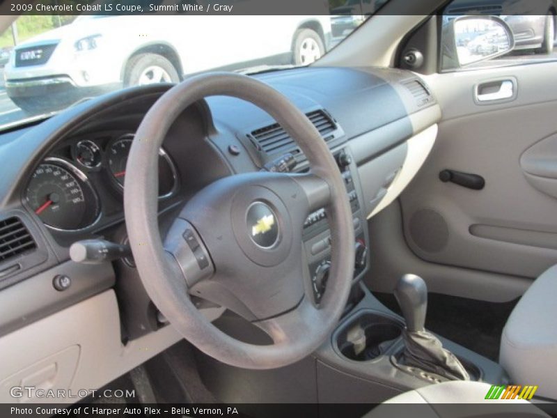 Summit White / Gray 2009 Chevrolet Cobalt LS Coupe