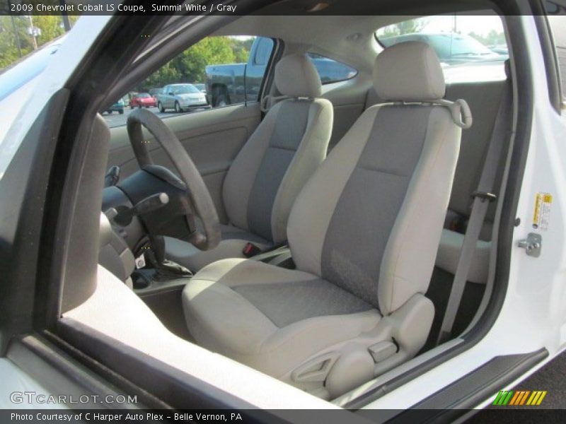 Summit White / Gray 2009 Chevrolet Cobalt LS Coupe