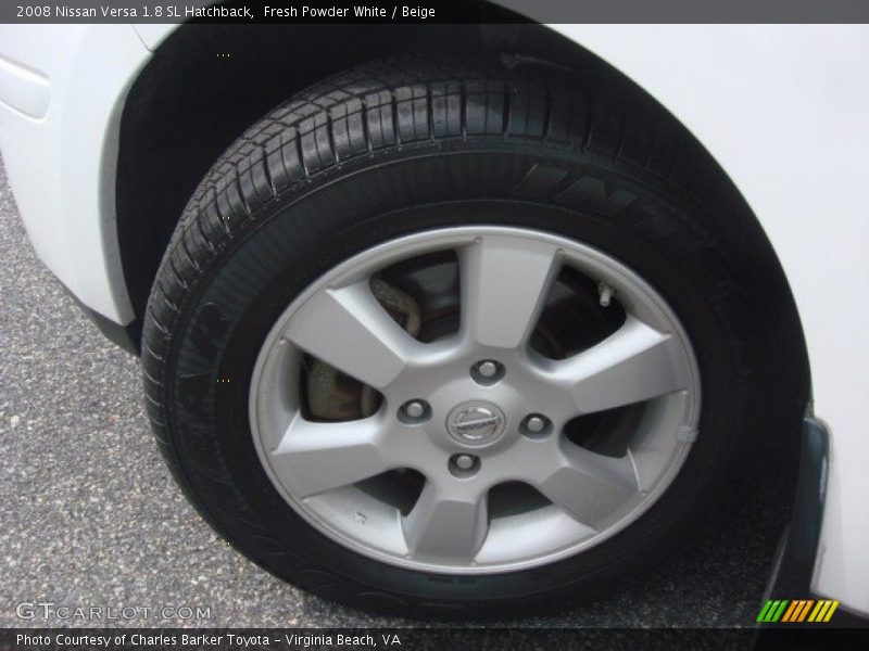 Fresh Powder White / Beige 2008 Nissan Versa 1.8 SL Hatchback