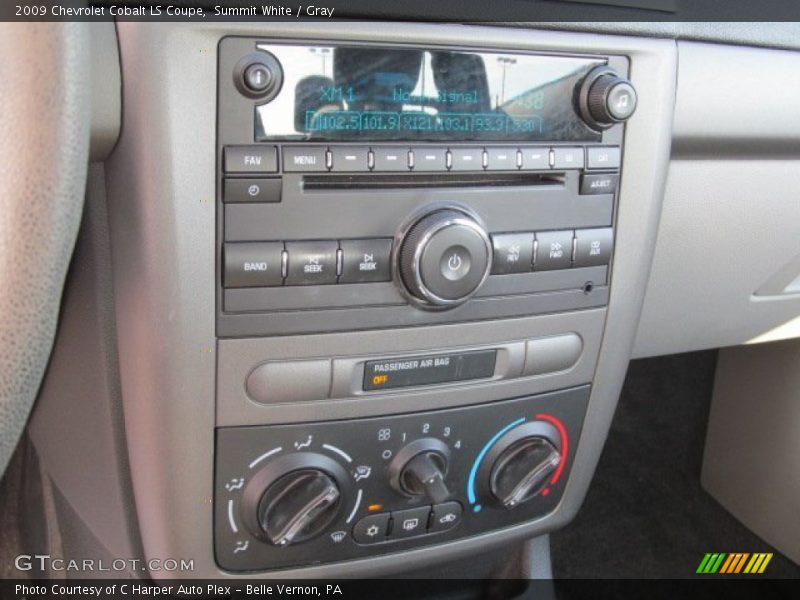 Summit White / Gray 2009 Chevrolet Cobalt LS Coupe