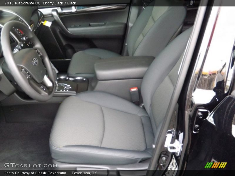 Ebony Black / Black 2013 Kia Sorento LX