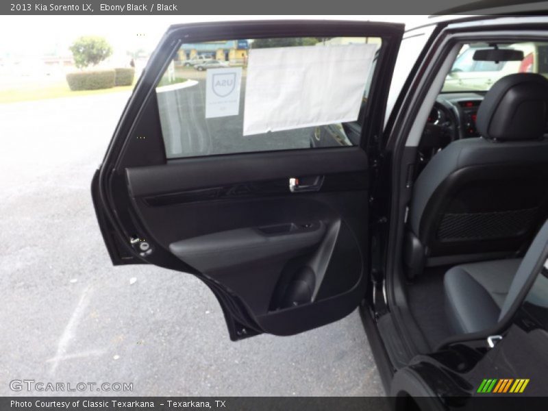 Ebony Black / Black 2013 Kia Sorento LX