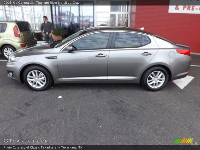 Titanium Silver Metallic / Gray 2013 Kia Optima LX