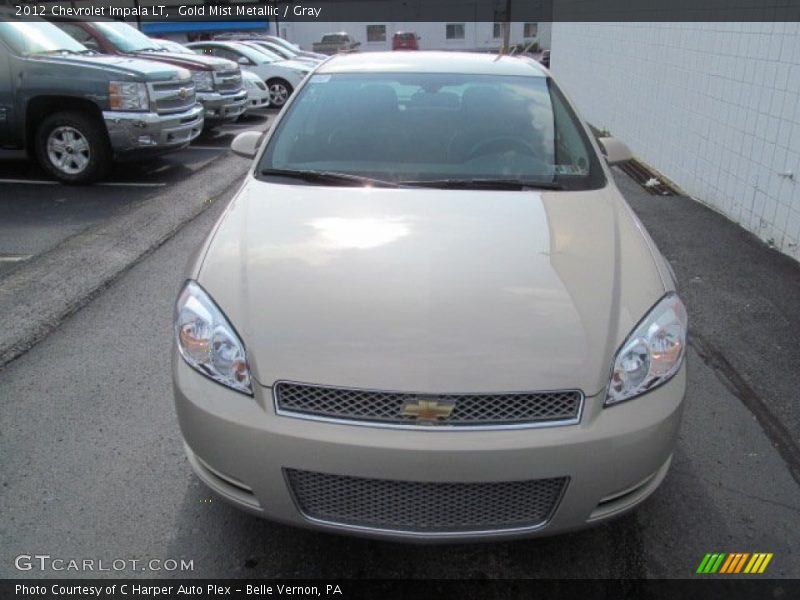 Gold Mist Metallic / Gray 2012 Chevrolet Impala LT