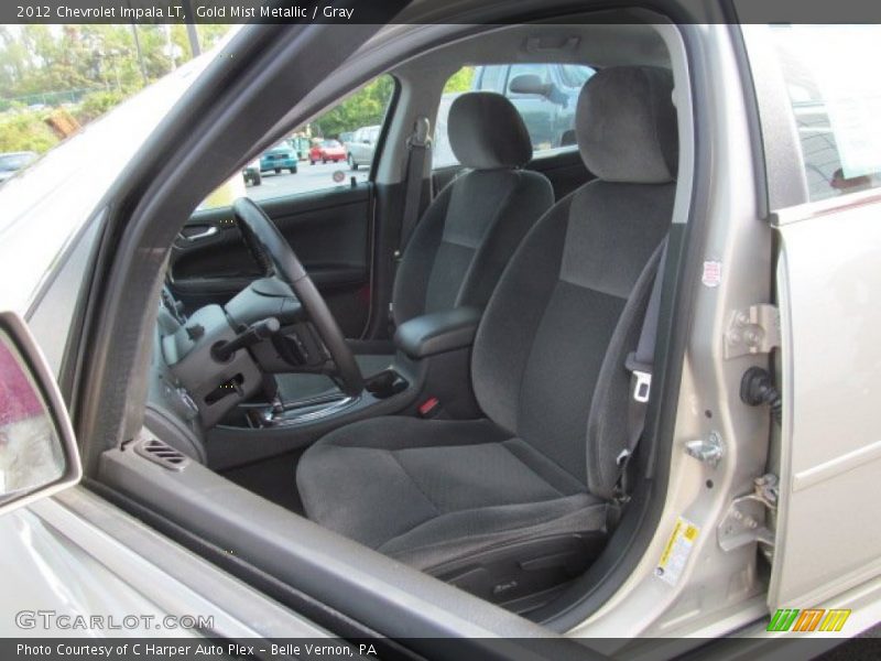 Gold Mist Metallic / Gray 2012 Chevrolet Impala LT