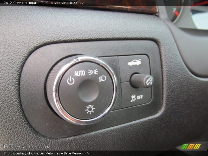 Gold Mist Metallic / Gray 2012 Chevrolet Impala LT