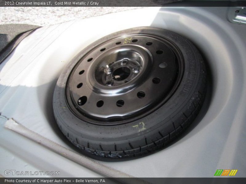 Gold Mist Metallic / Gray 2012 Chevrolet Impala LT