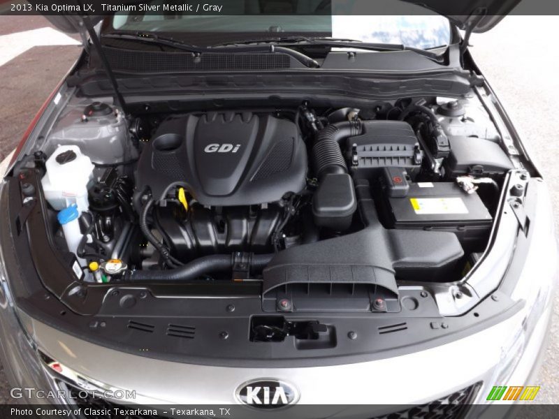  2013 Optima LX Engine - 2.4 Liter GDI DOHC 16-Valve 4 Cylinder