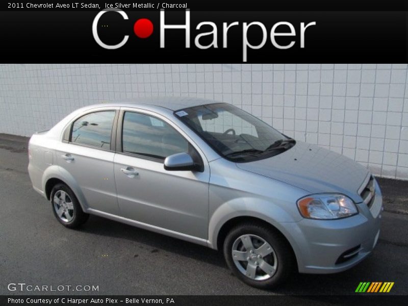 Ice Silver Metallic / Charcoal 2011 Chevrolet Aveo LT Sedan