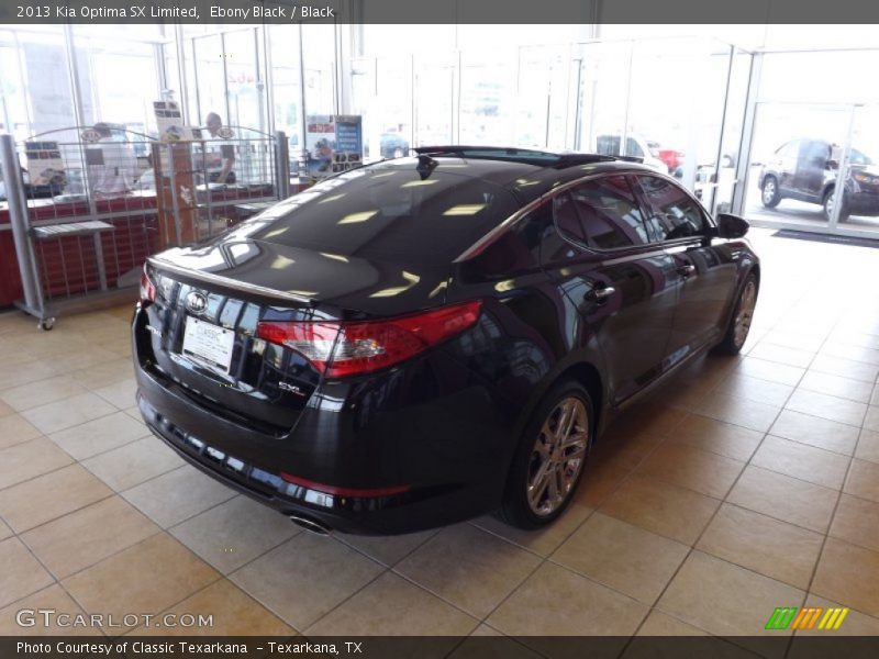 Ebony Black / Black 2013 Kia Optima SX Limited