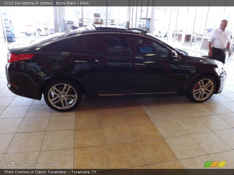 Ebony Black / Black 2013 Kia Optima SX Limited