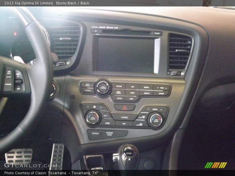 Ebony Black / Black 2013 Kia Optima SX Limited