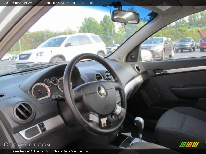 Ice Silver Metallic / Charcoal 2011 Chevrolet Aveo LT Sedan