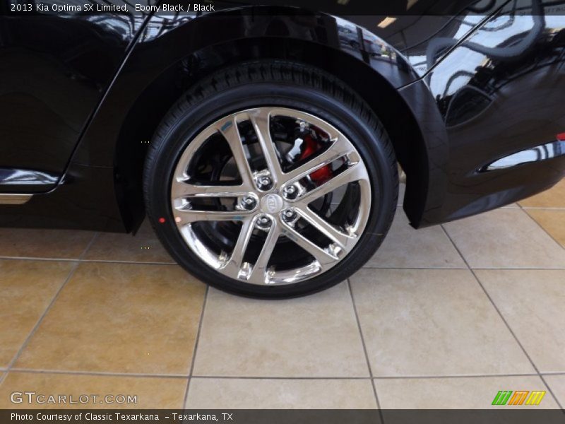 Ebony Black / Black 2013 Kia Optima SX Limited