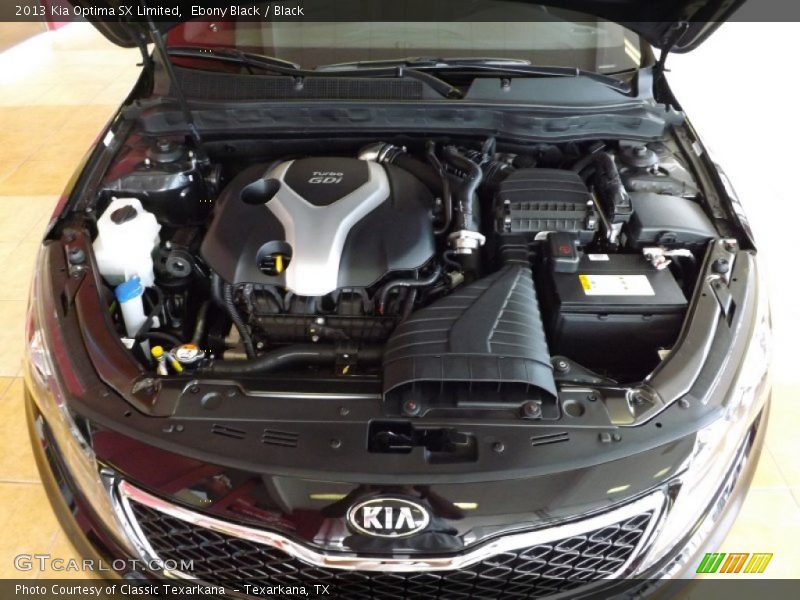 Ebony Black / Black 2013 Kia Optima SX Limited