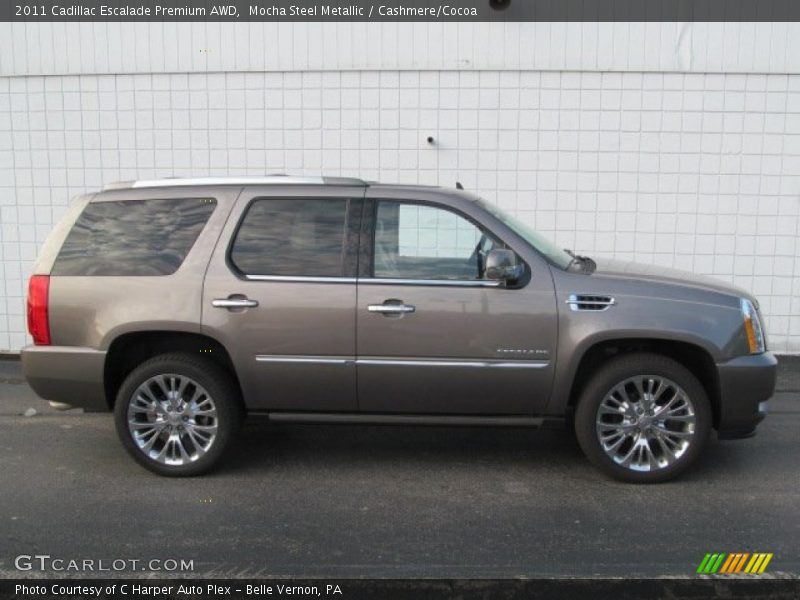 Mocha Steel Metallic / Cashmere/Cocoa 2011 Cadillac Escalade Premium AWD
