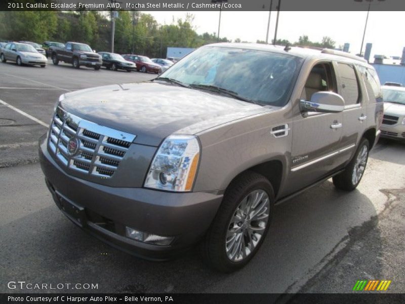 Mocha Steel Metallic / Cashmere/Cocoa 2011 Cadillac Escalade Premium AWD