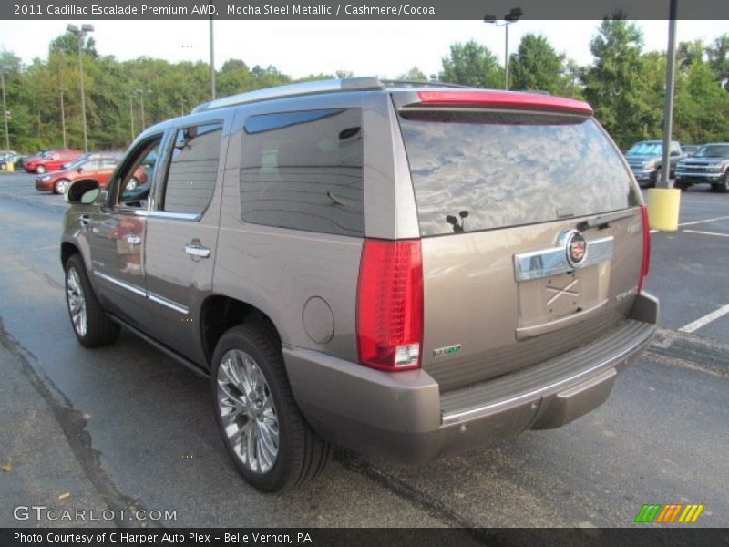 Mocha Steel Metallic / Cashmere/Cocoa 2011 Cadillac Escalade Premium AWD