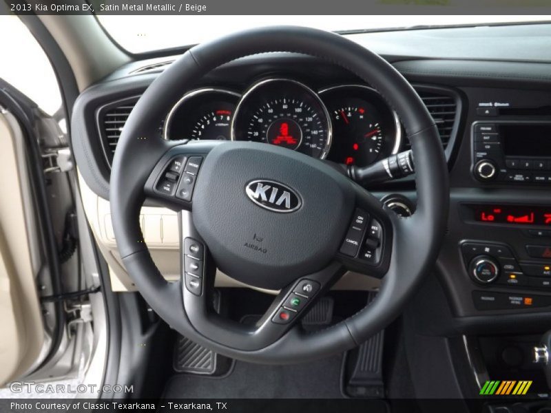 Satin Metal Metallic / Beige 2013 Kia Optima EX