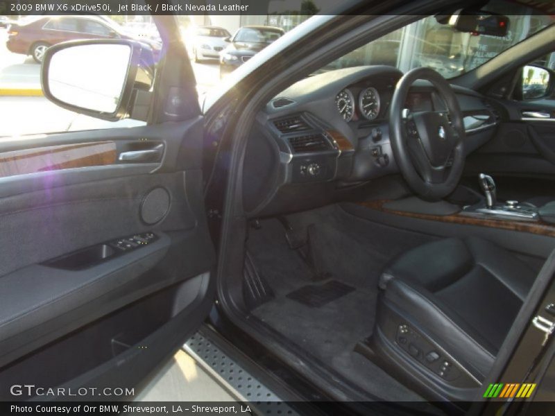 Jet Black / Black Nevada Leather 2009 BMW X6 xDrive50i